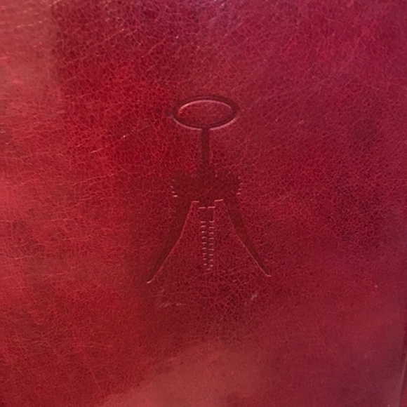 A wine journal book with a leather-like cover. - Picture 10 of 12
